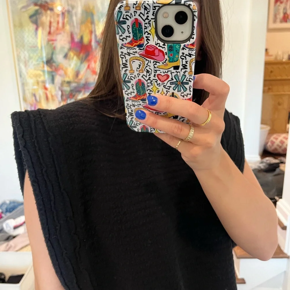 Black sweater shirt/cropped shirt - Picture 2 of 2